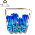 Stainless Steel Crystal Cutlery Set - Set of 24 pcs