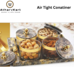 Acrylic 4 Dry Fruit Candy / Liza / Air-Tight Container / Inner Steel / Premium Range