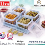 Presley 4 Dry fruit Candy / LIZA / Air-Tight Container / Premium Quality