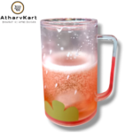 Mug Double Walled Inner Filled Frosty Liquid / Different Colour of fruits