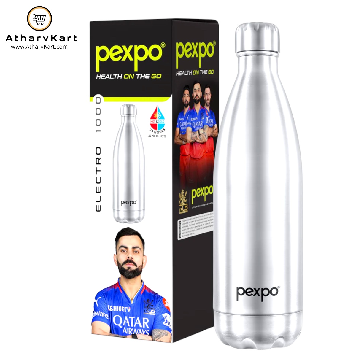 PEXPO, Eelctro 1000 mL, 24 Hours Hot & Cold, 2 Year Warranty